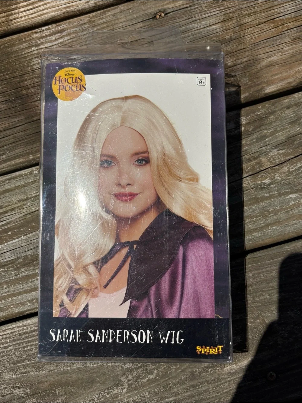 Disney Hocus Pocus Sarah Sanderson Blonde Costume Wig NEW Spirit Halloween